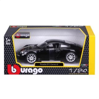 Porsche 911 Carrera S schwarz Burago 1:24